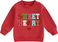 Toddler Girl Valentine's Sweatshirt Pullover - Cozy Cotton Blend