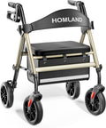 Rollator Walkers for Seniors with Seat - Lightweight All-Terrain Aid