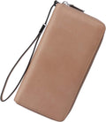 Lavemi Small Compact Women Wallet RFID Blocking Genuine Leather Bifold