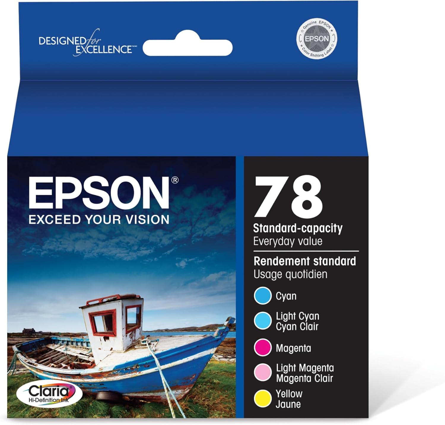 EPSON 78 Claria Ink Combo Pack for Brilliant Prints