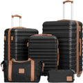 Coolife Suitcase Set 3 Piece Luggage Set - Lightweight Hardside Travel