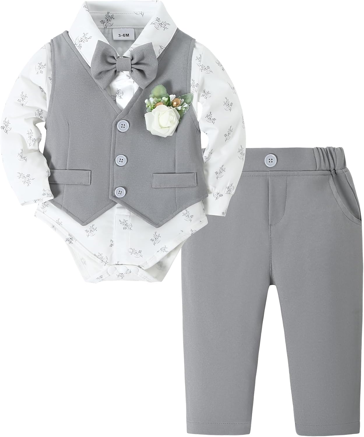 Stylish Baby Boy Clothes Suit Set for Formal Occasions