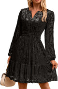 Simplee Womens Velvet Dress for Holiday Parties and Weddings