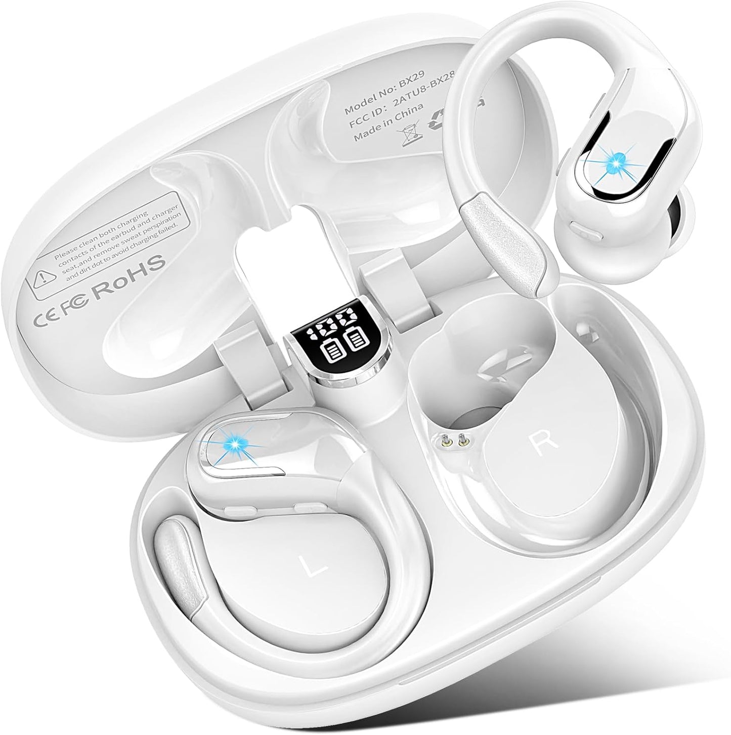 HiFi Stereo Sport Wireless Earbuds | 75H Playtime, IP7 Waterproof