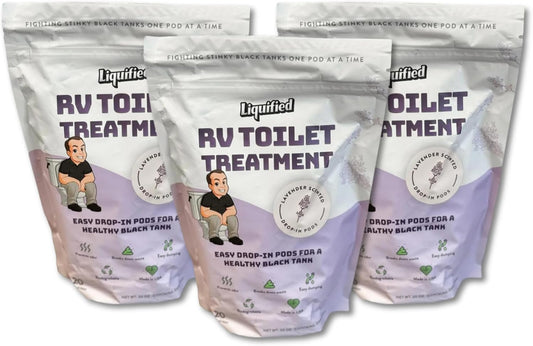 Liquified RV Toilet Treatment Drop-Ins Bundle for Odor Control