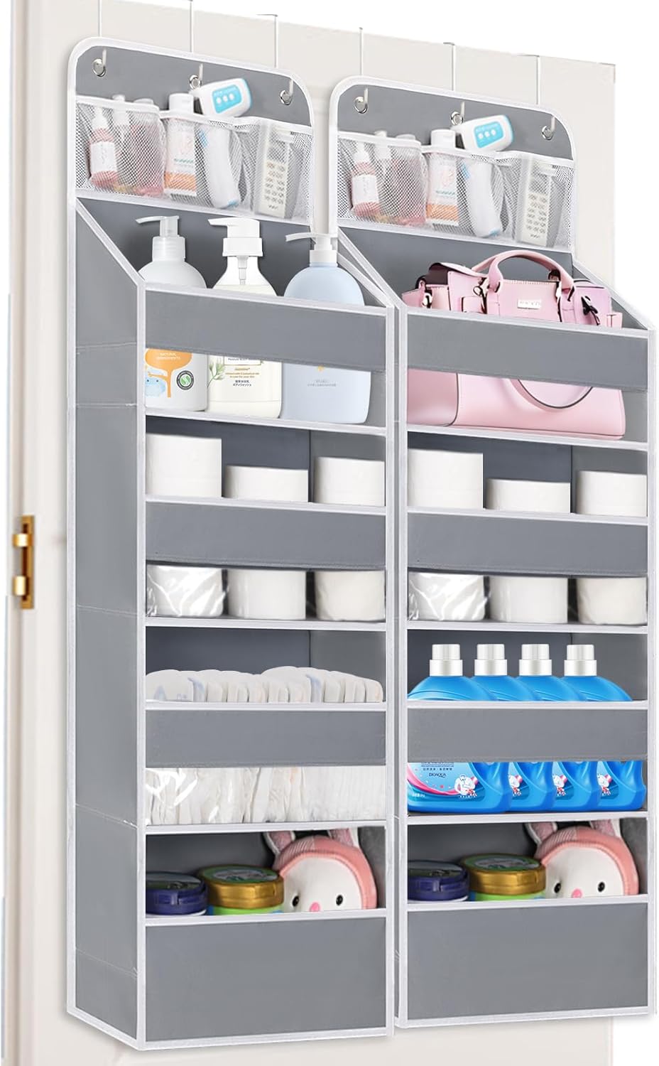 2 Pack Over the Door Organizer for Kids Room and Nursery
