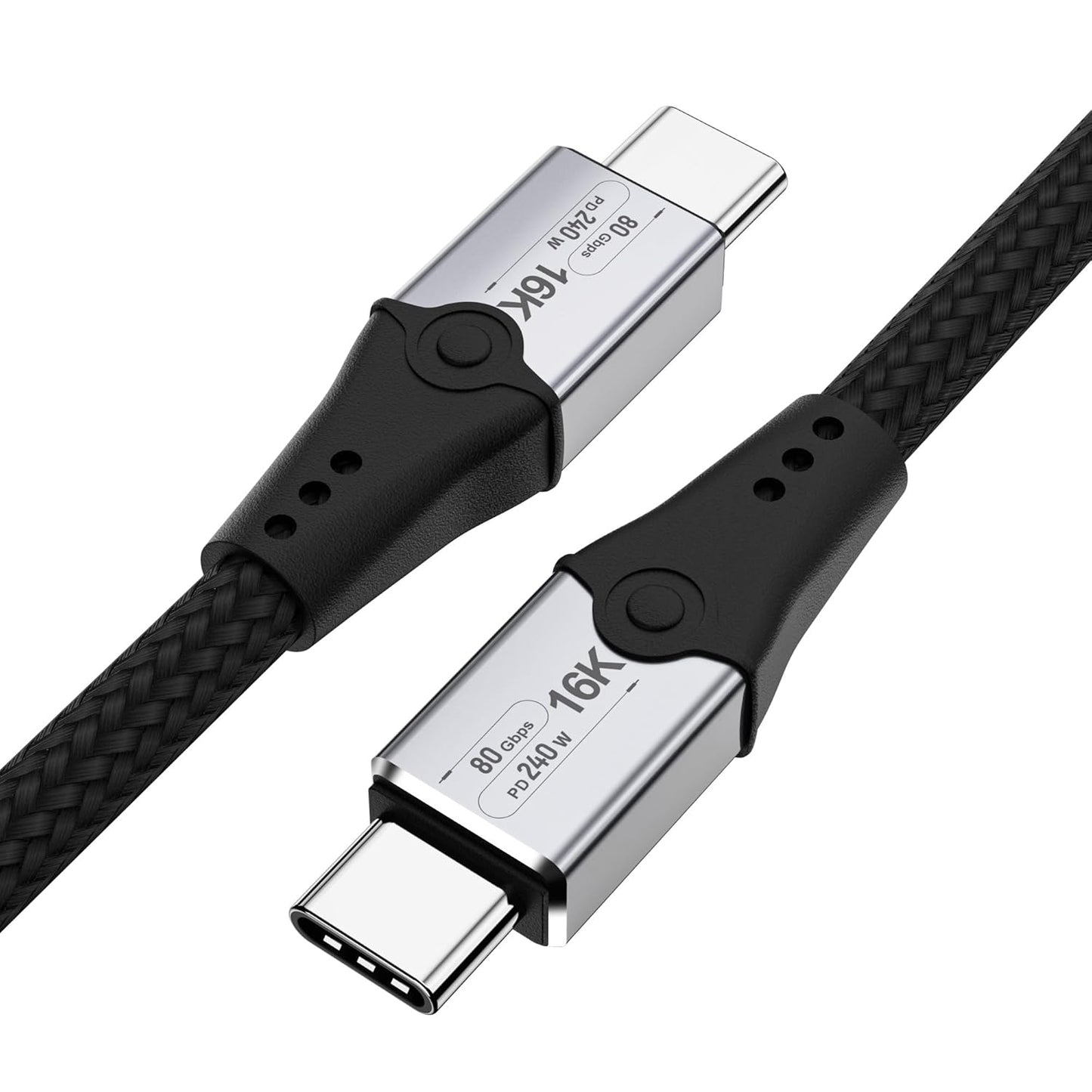 Ultra-Fast 80Gbps Data Transfer USB-C Cable