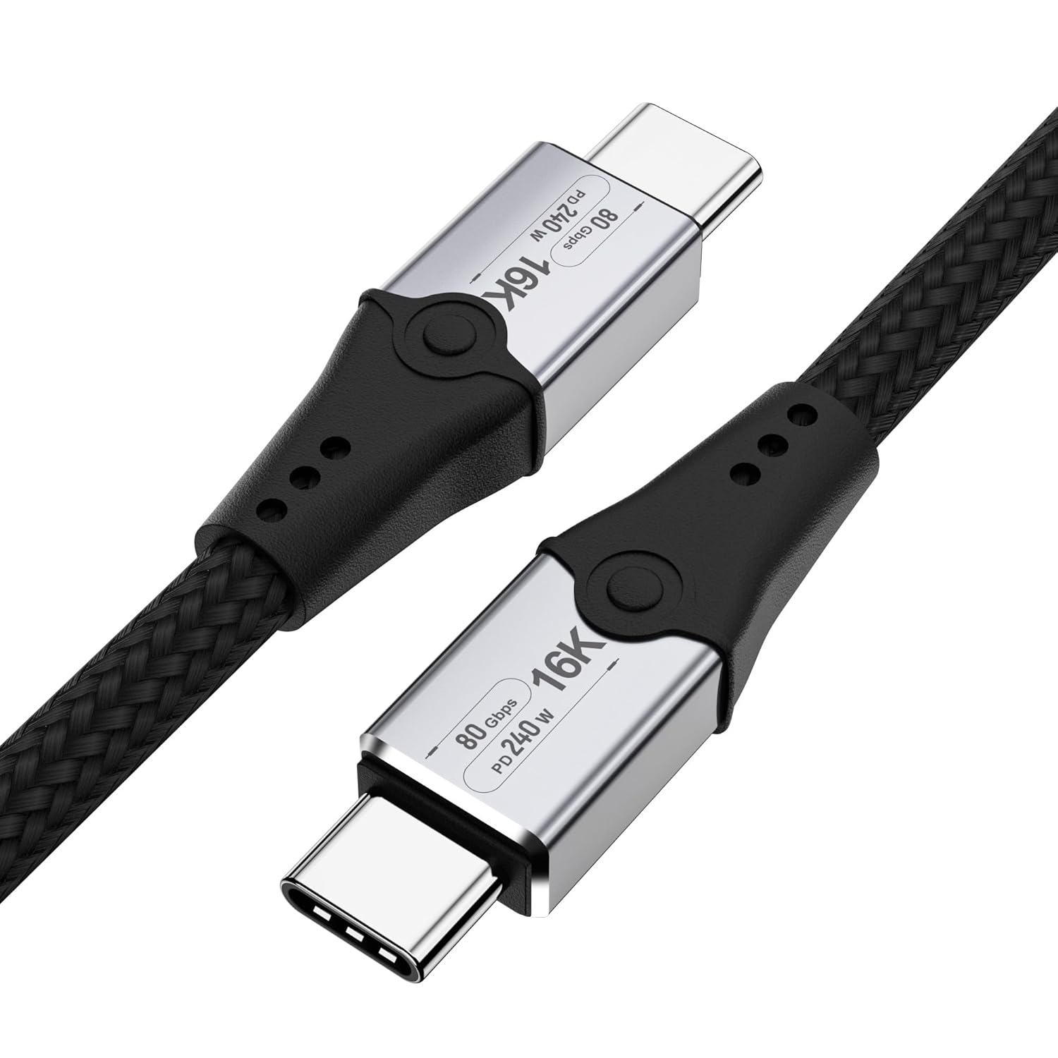 Ultra-Fast 80Gbps Data Transfer USB-C Cable