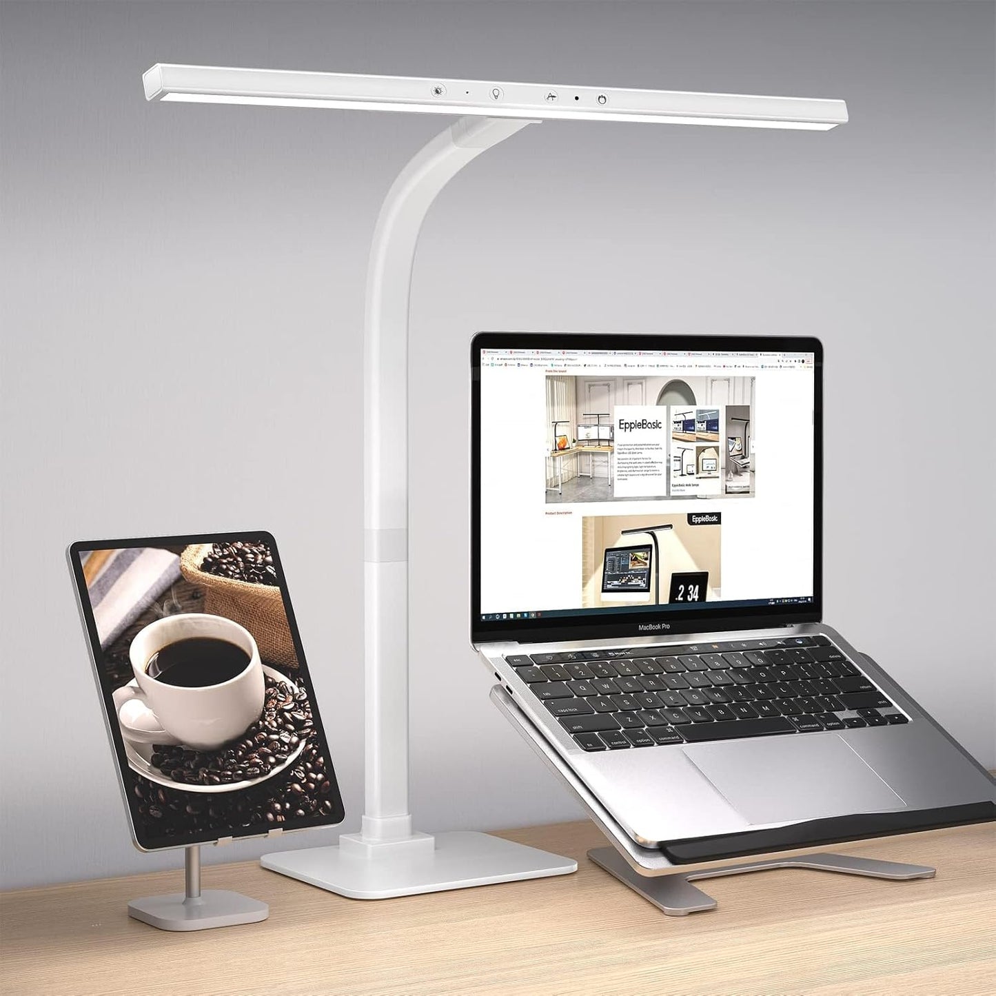 Dimmable LED Desk Lamp: Work Brighter & Smarter!