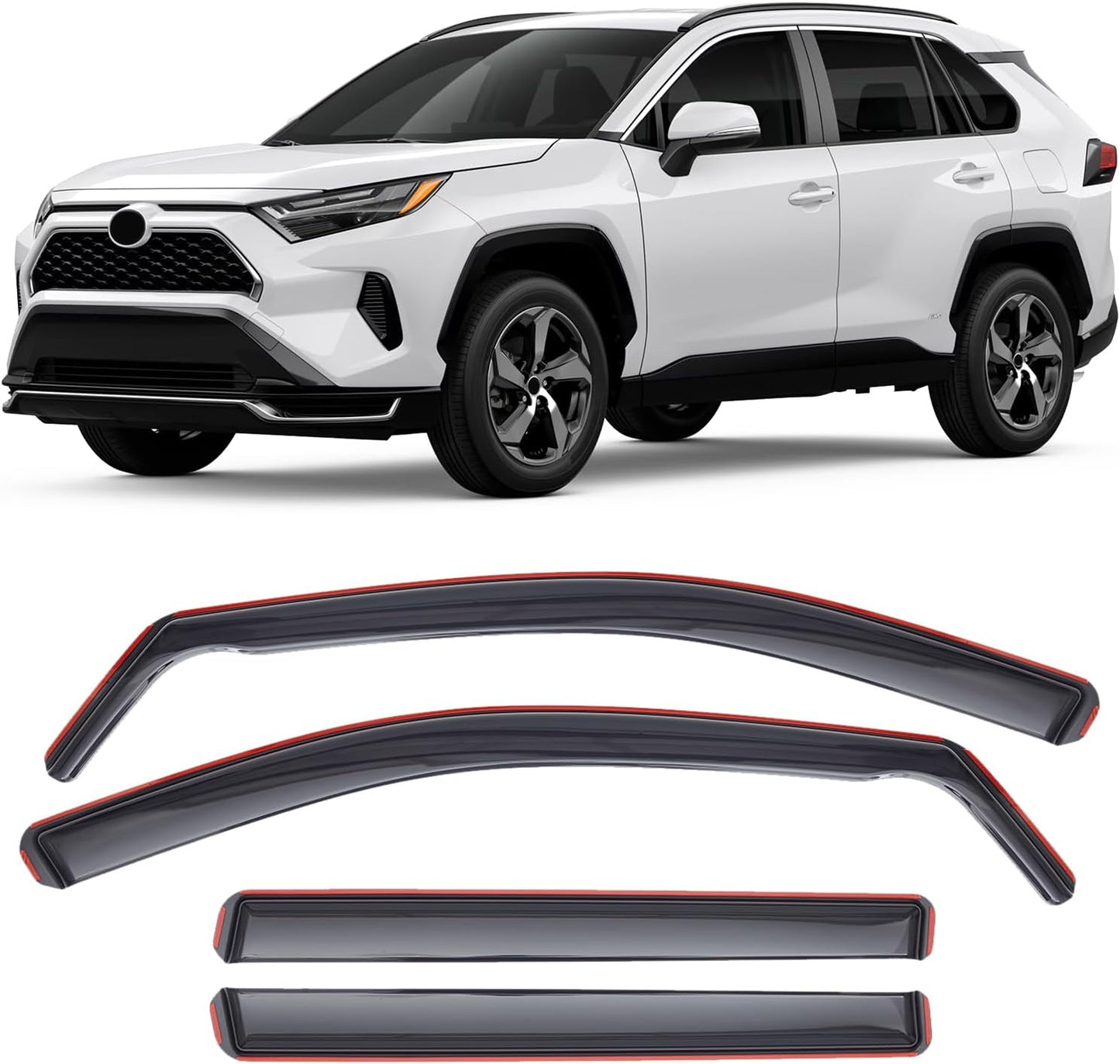 DORENA In-Channel Rain Guards for Toyota RAV4 2019-2025