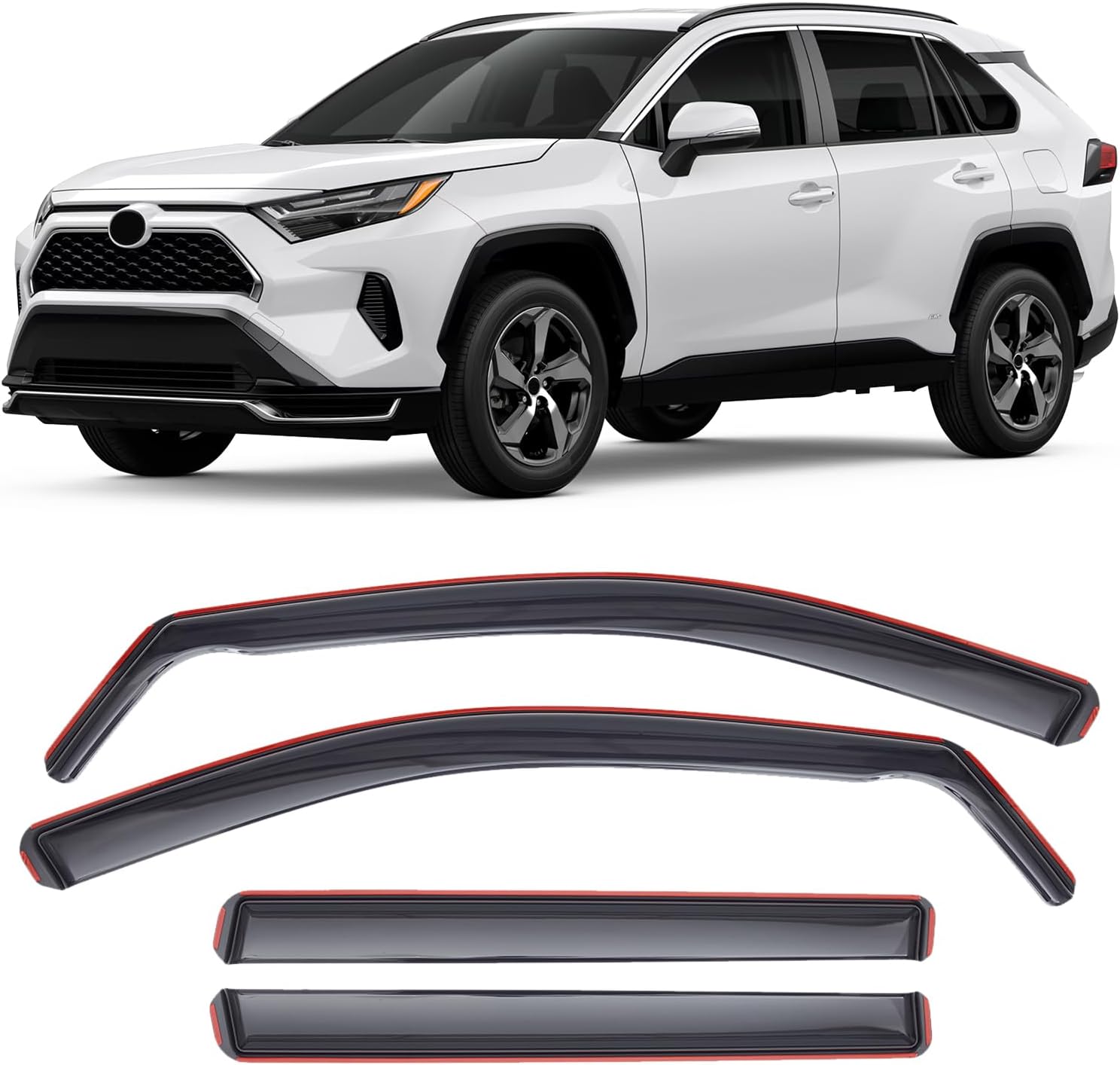 DORENA In-Channel Rain Guards for Toyota RAV4 2019-2025
