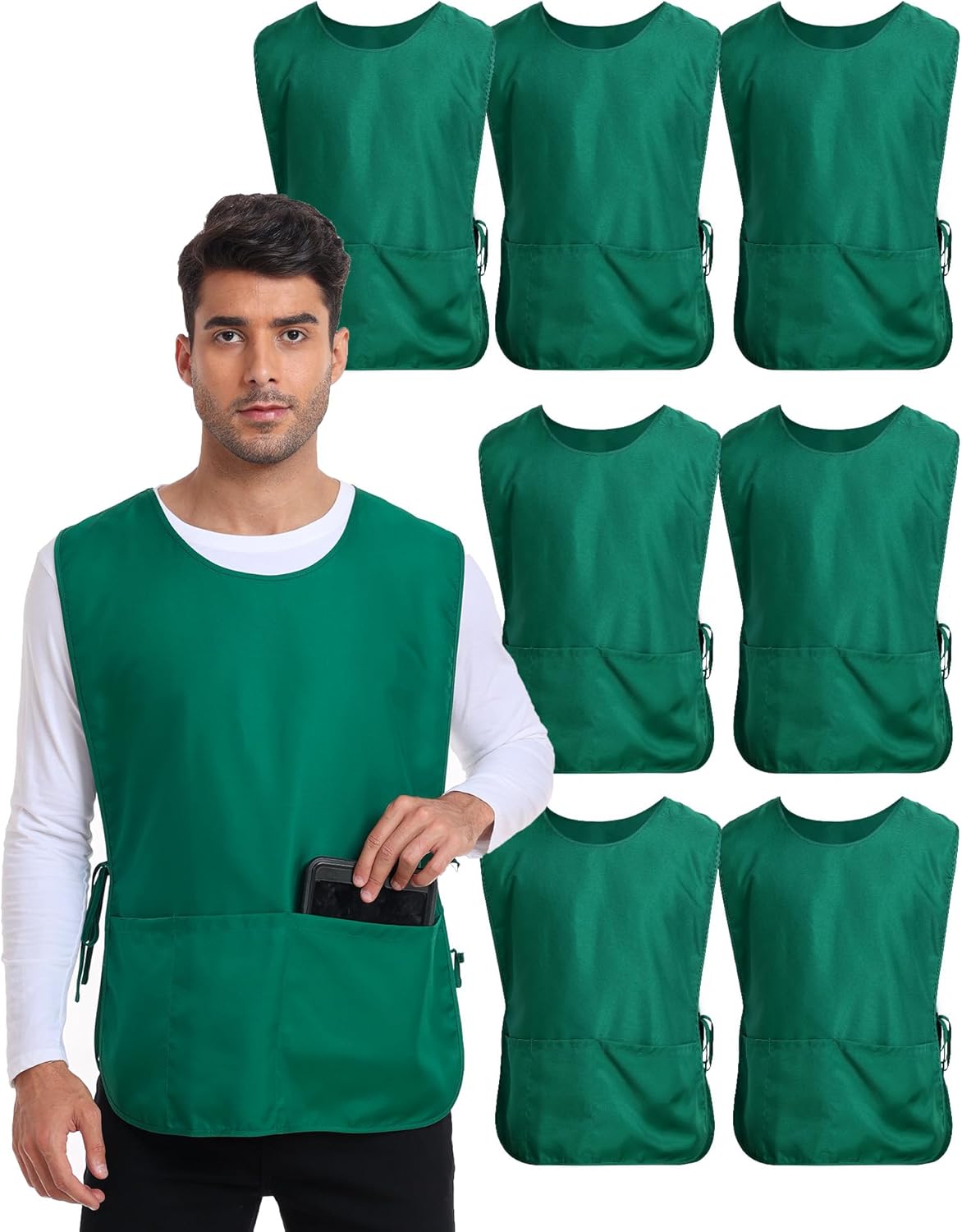Xeoxarel Unisex Cobbler Apron with 3 Pockets for Comfort