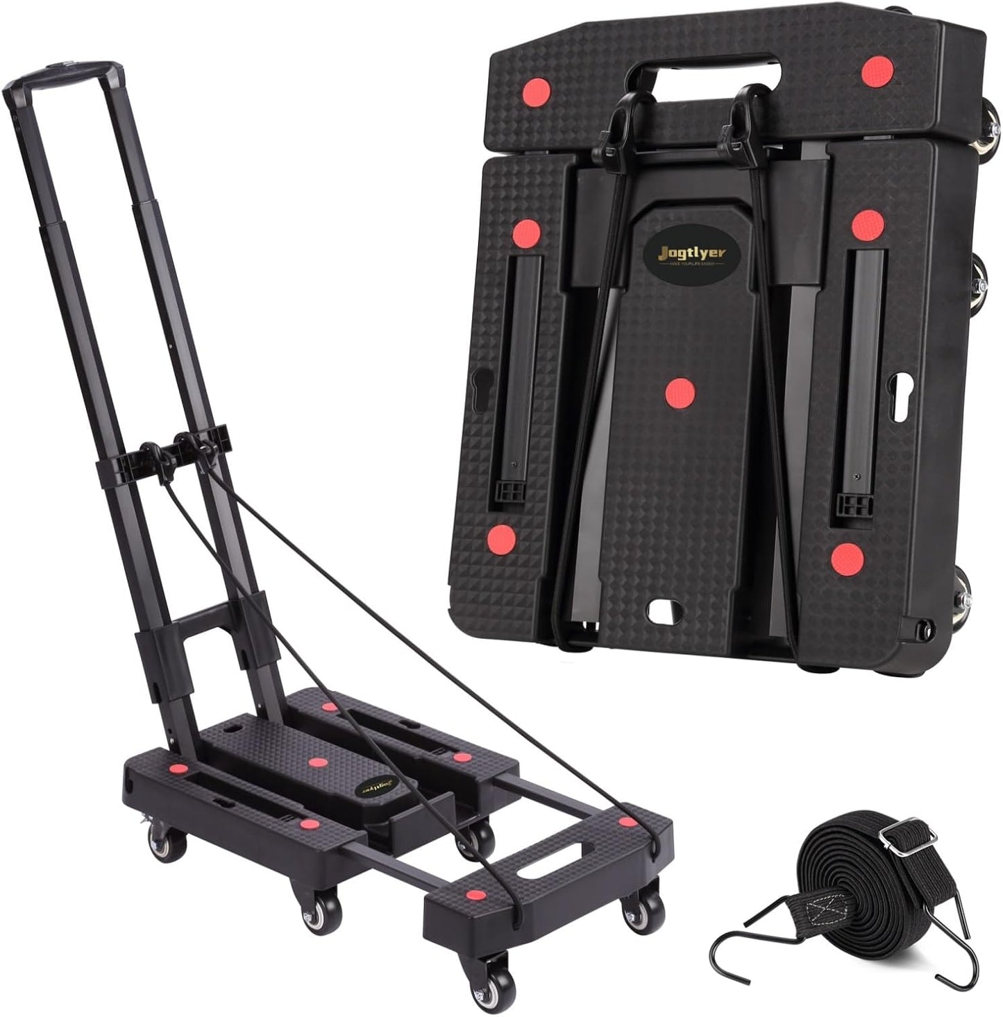 Folding Hand Truck Platform Trucks for Heavy Duty Moving Tasks