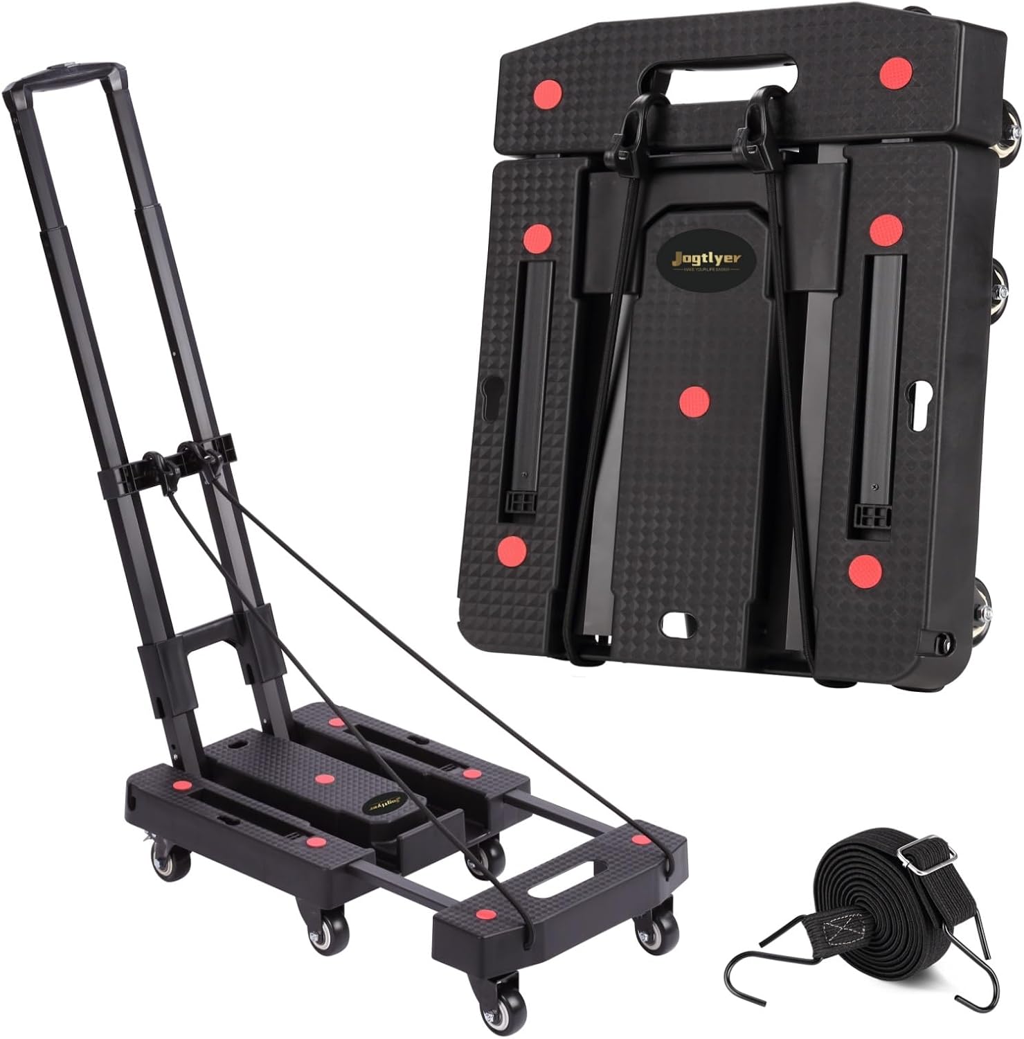 Folding Hand Truck Platform Trucks for Heavy Duty Moving Tasks