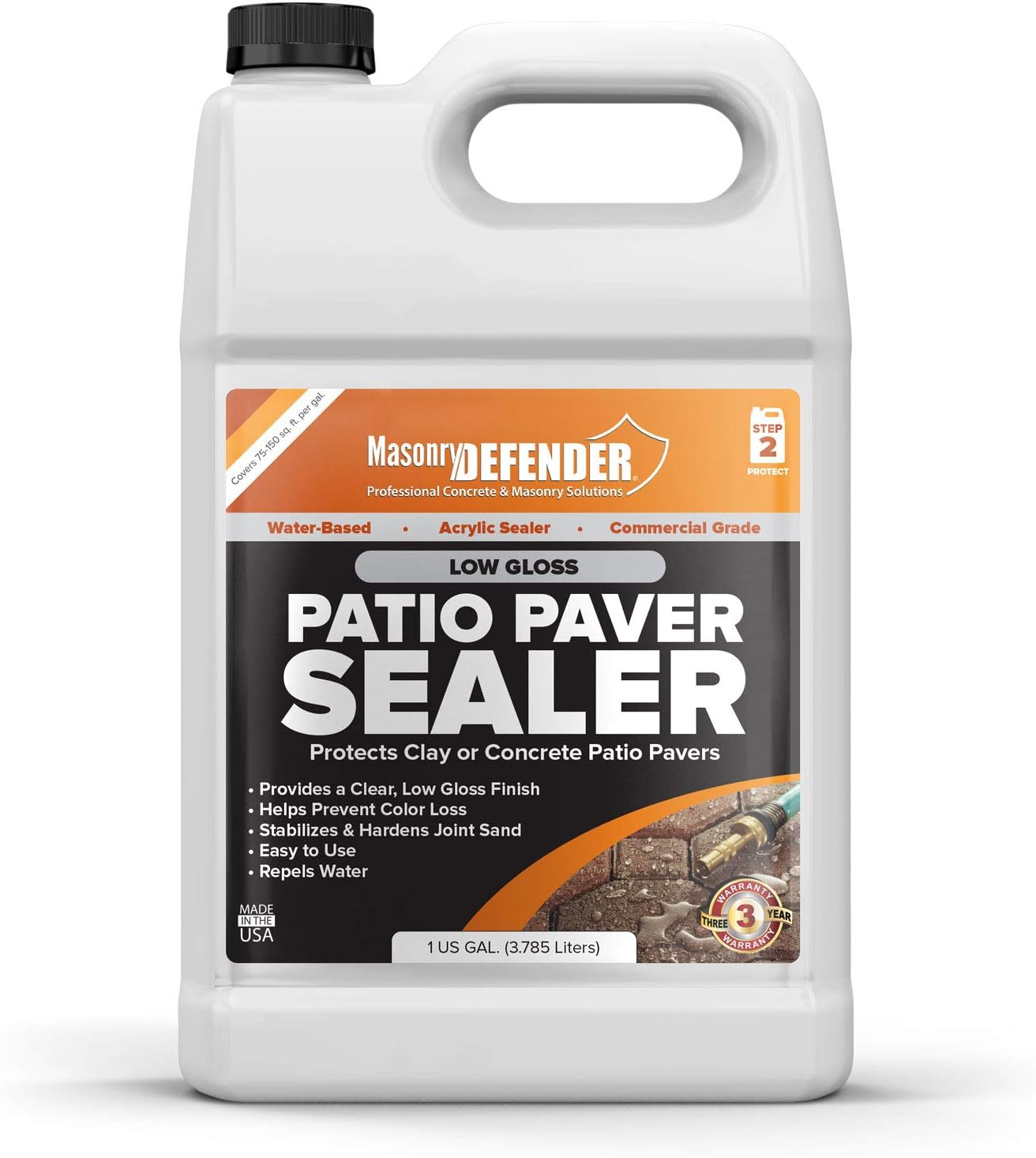 Low Gloss Patio Paver Sealer for Natural Stone Surfaces