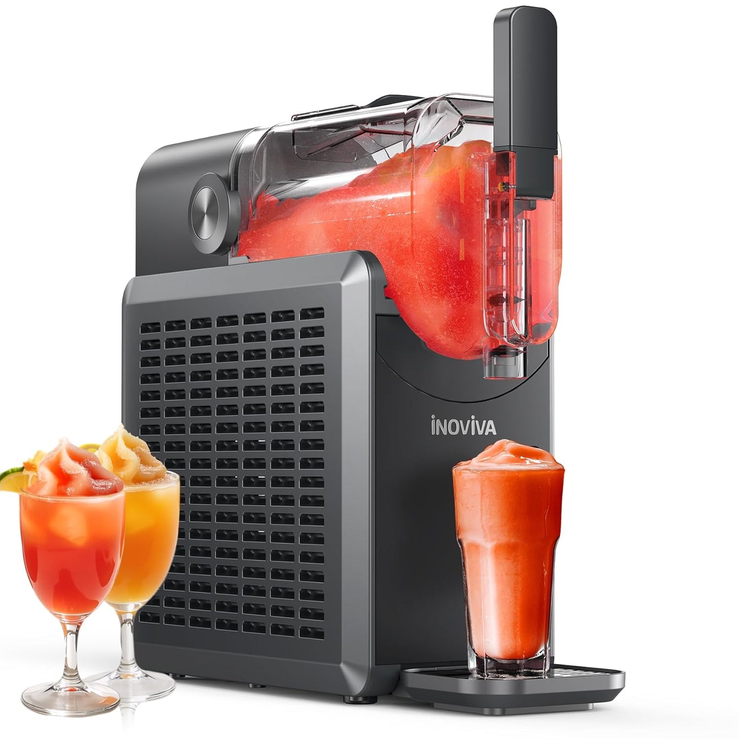 2025 INOVIVA Slushie Machine - No Ice, 5 Preset Programs