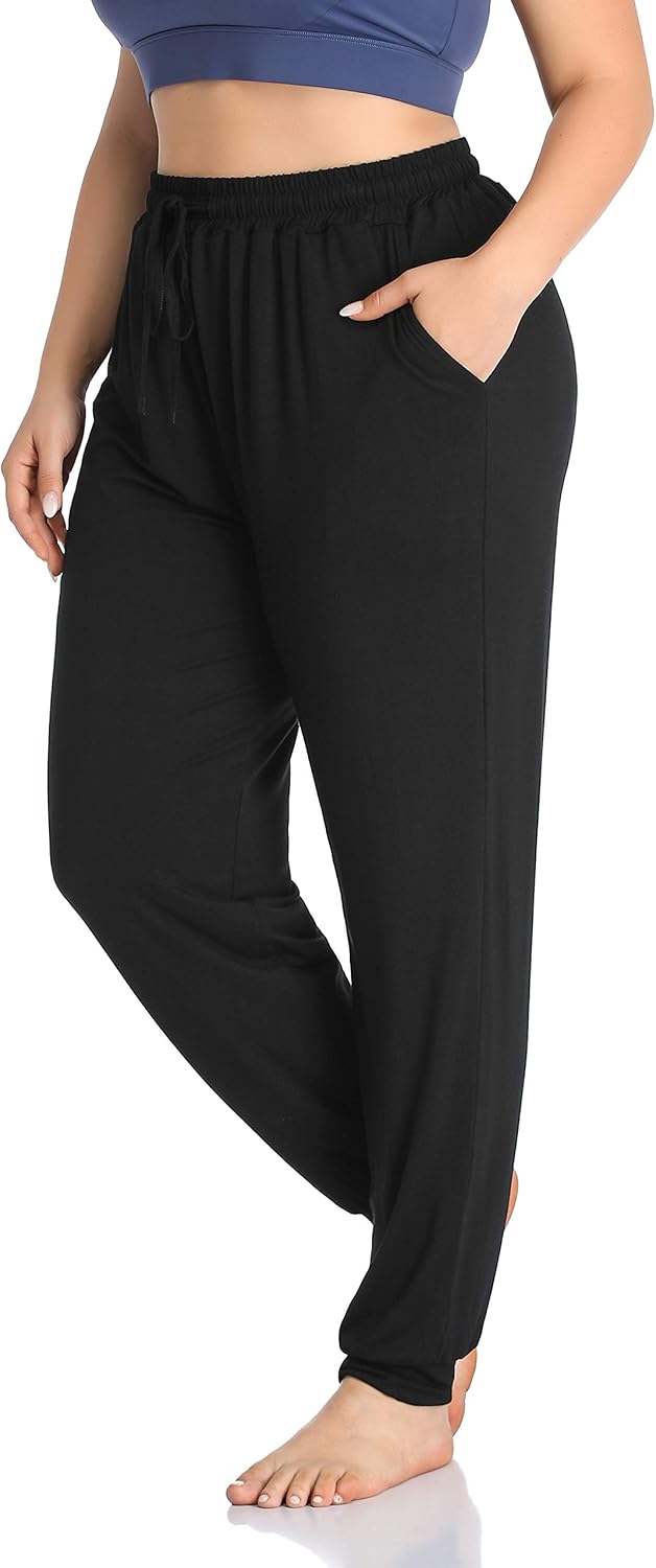 ZERDOCEAN Plus Size Comfy Joggers with Pockets