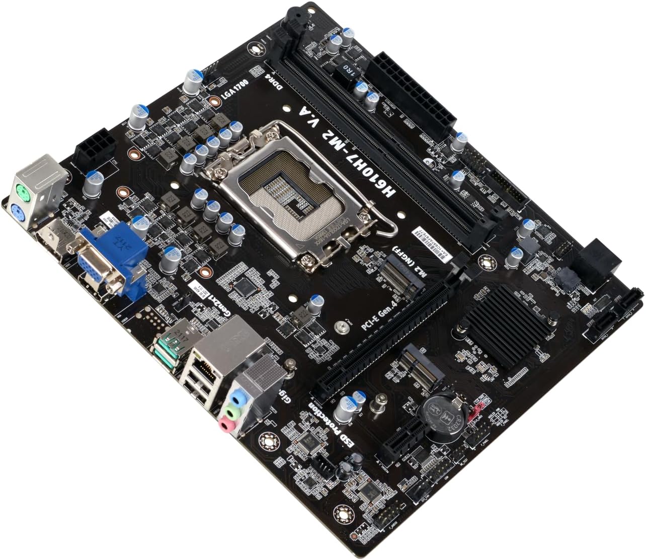 ECSIPC H610H7-M2 Motherboard for 12th/13th/14th Gen Intel