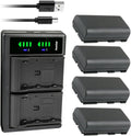Kastar 4-Pack Battery and LTD2 USB Charger Replacement for Phase One