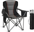 HIGH POINT SPORTS Oversized Portable Camping Folding Chair - Heavy