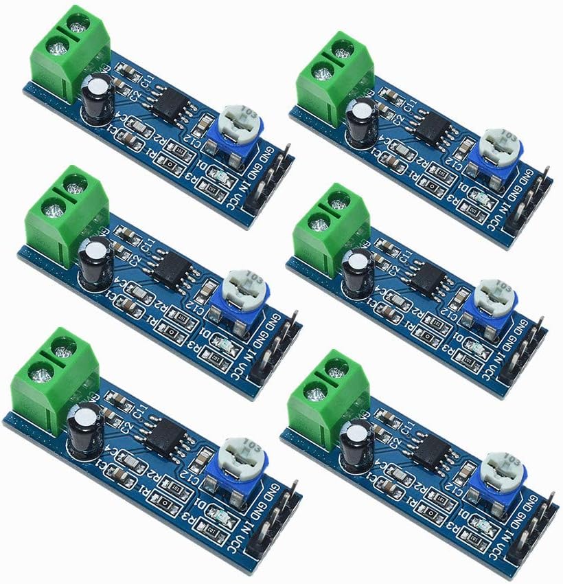 Mini LM386 200x Gain Audio Amp Module - Boost Guitar Sound!