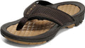 Men's Beach Flip-Flops Water Sandals for Men - Comfortable Orthotic
