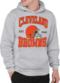 Cleveland Browns Team Helmet Pullover Hoodie - Game-Day Classic