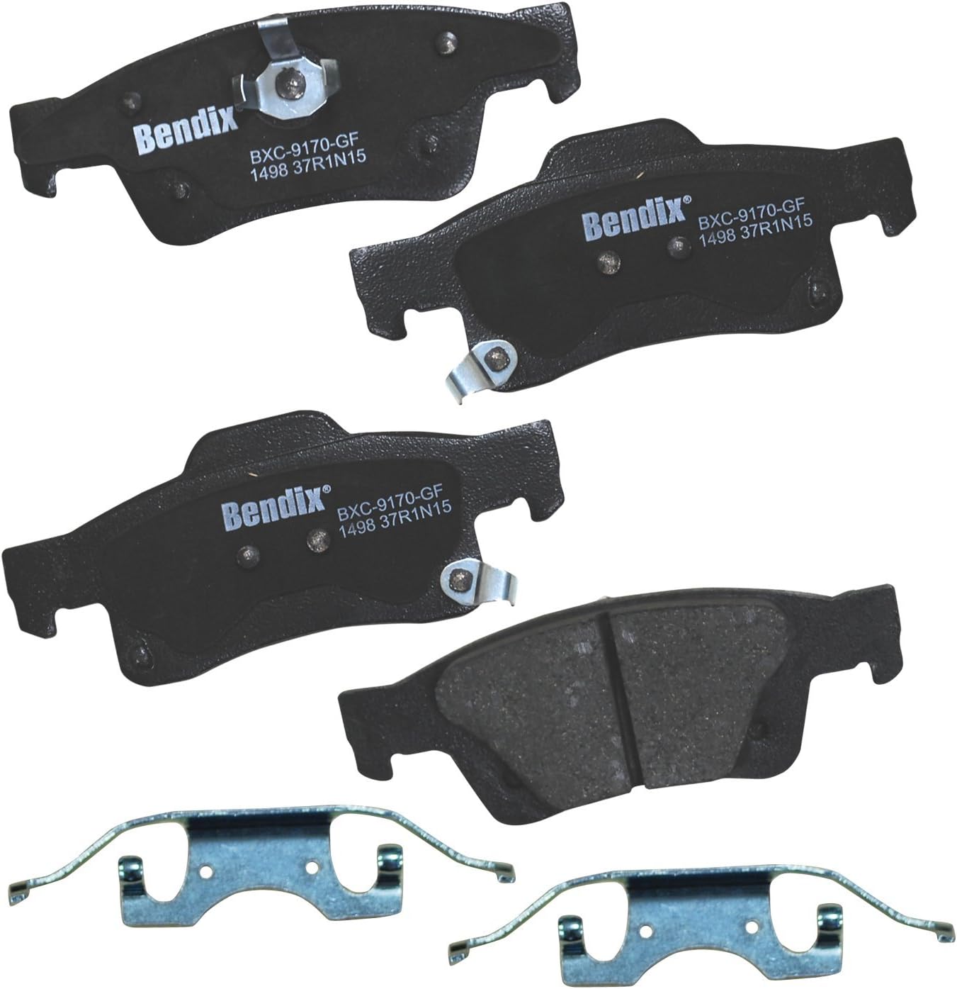 Bendix Priority1 CFC1498 Ceramic Rear Brake Pads for Durango