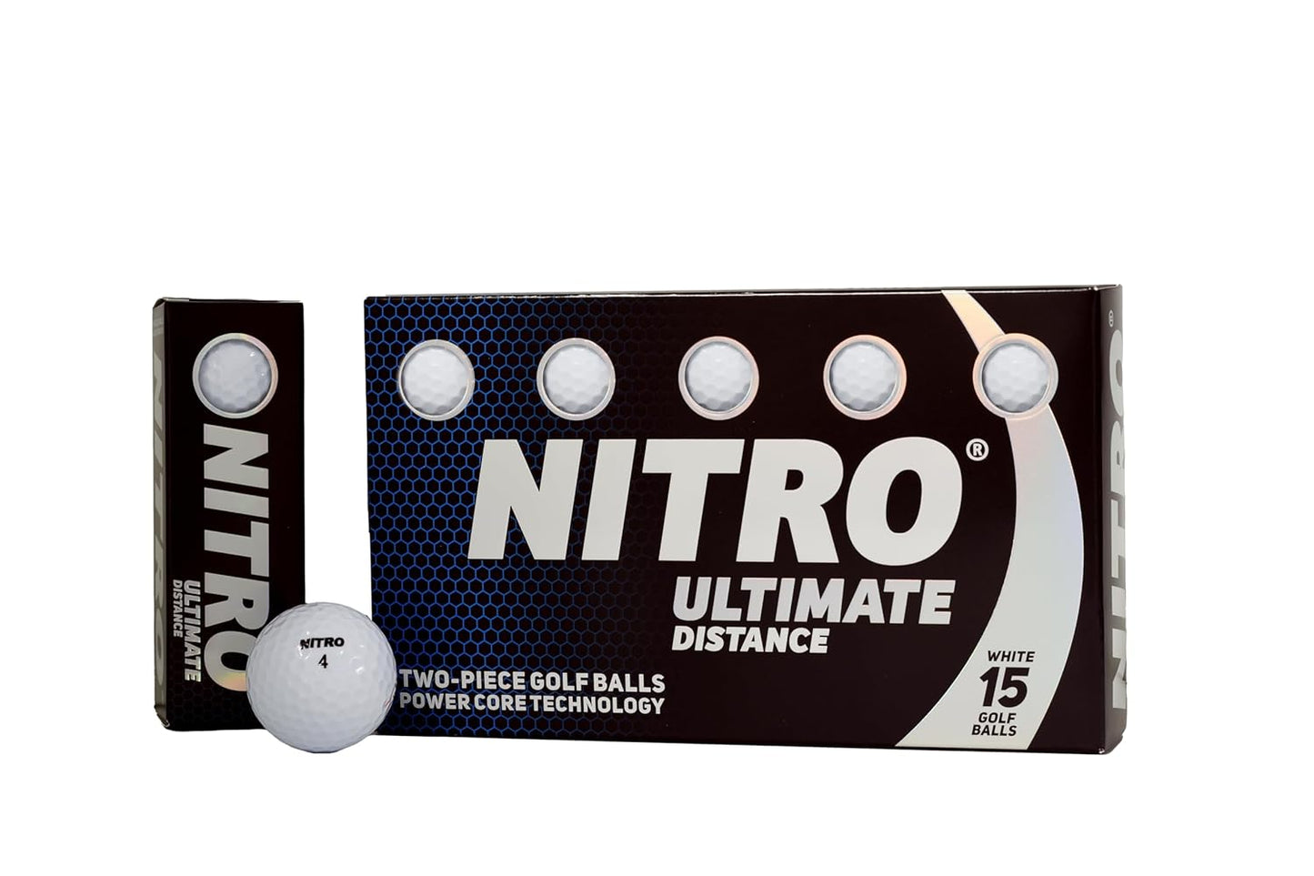 Titanium Core High Velocity Golf Balls - Ultimate Distance