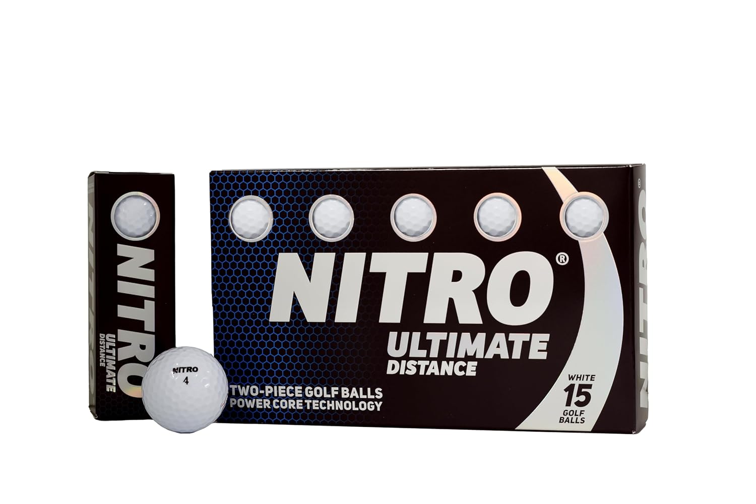 Titanium Core High Velocity Golf Balls - Ultimate Distance