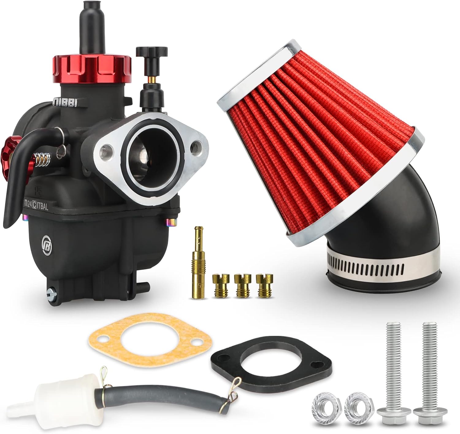 NIBBI PE24 Carburetor Kit for 140cc 150cc Dirt Bikes and More