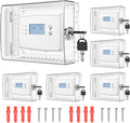 Thermostat Lock Box with Key - Large Clear Locking Cover