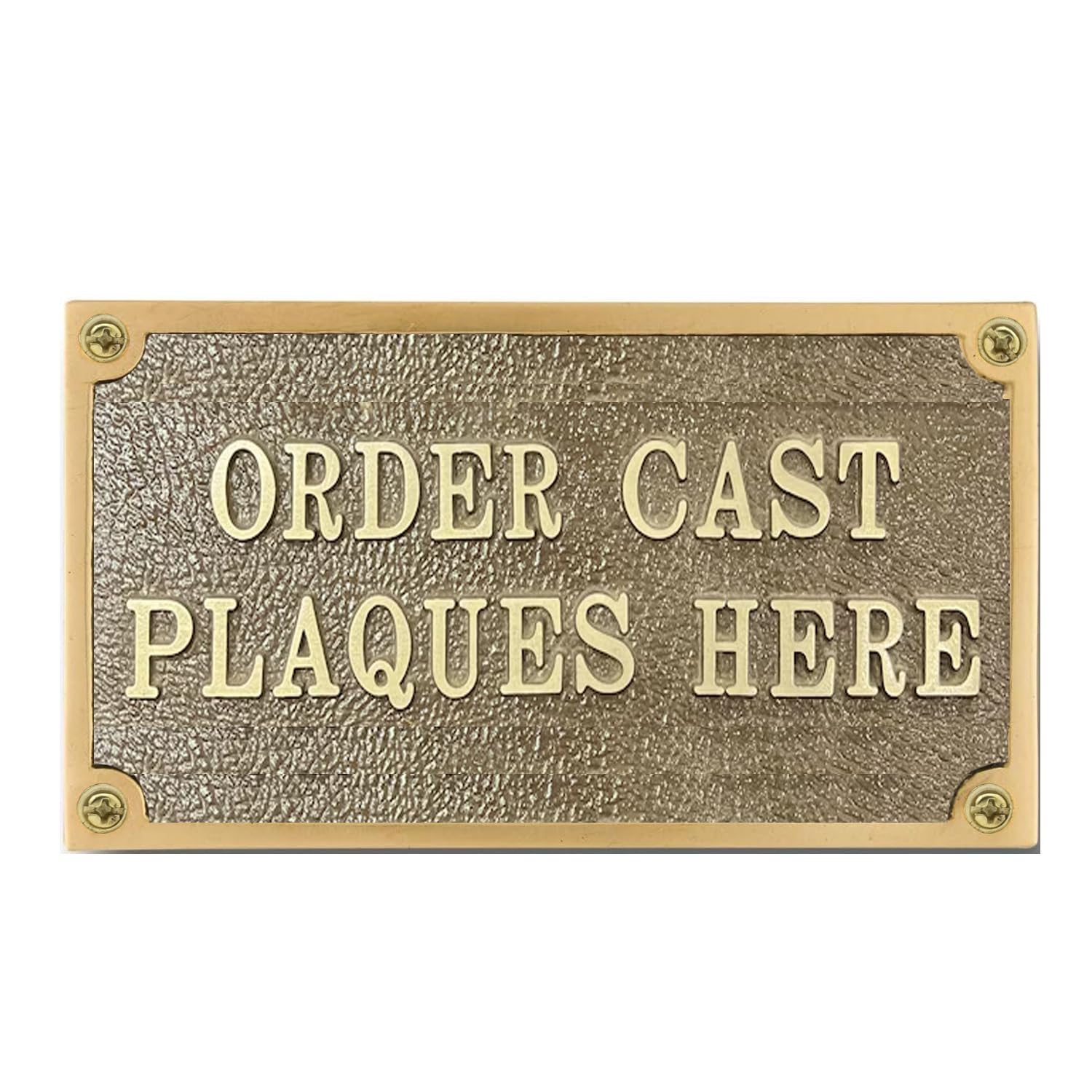 Customized Cast Brass Door Signs for Personalized Home Decor
