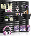AKTOP Peg Board Wall Organizer 4-Pack - Customizable Storage Kit