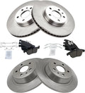 Front and Rear Ceramic Brake Pad & Rotor Kit for 2013-20 Fusion