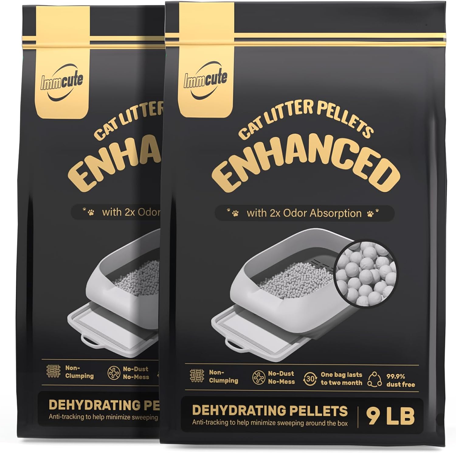 Enhanced Cat Litter Pellets for Long-Lasting Odor Control