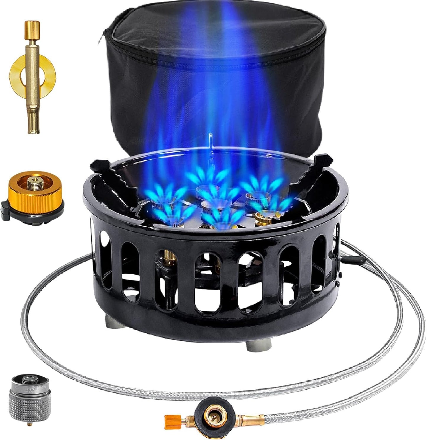 21000W Portable Gas Stove - Ultimate Outdoor Cooking Companion!