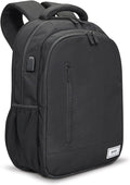 Laptop Backpack for Women & Men - Carry On Travel Bag, Black
