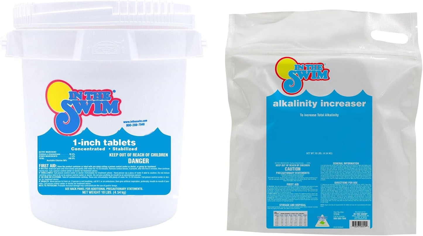 In The Swim Chlorine and Alkalinity Bundle for Pools