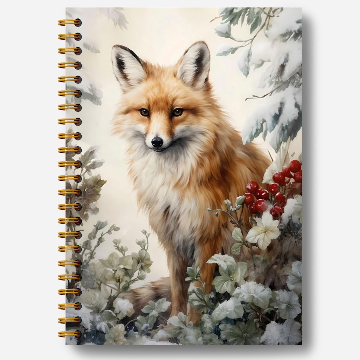 Farmhouse Christmas Fox Journal - Festive Work Gift