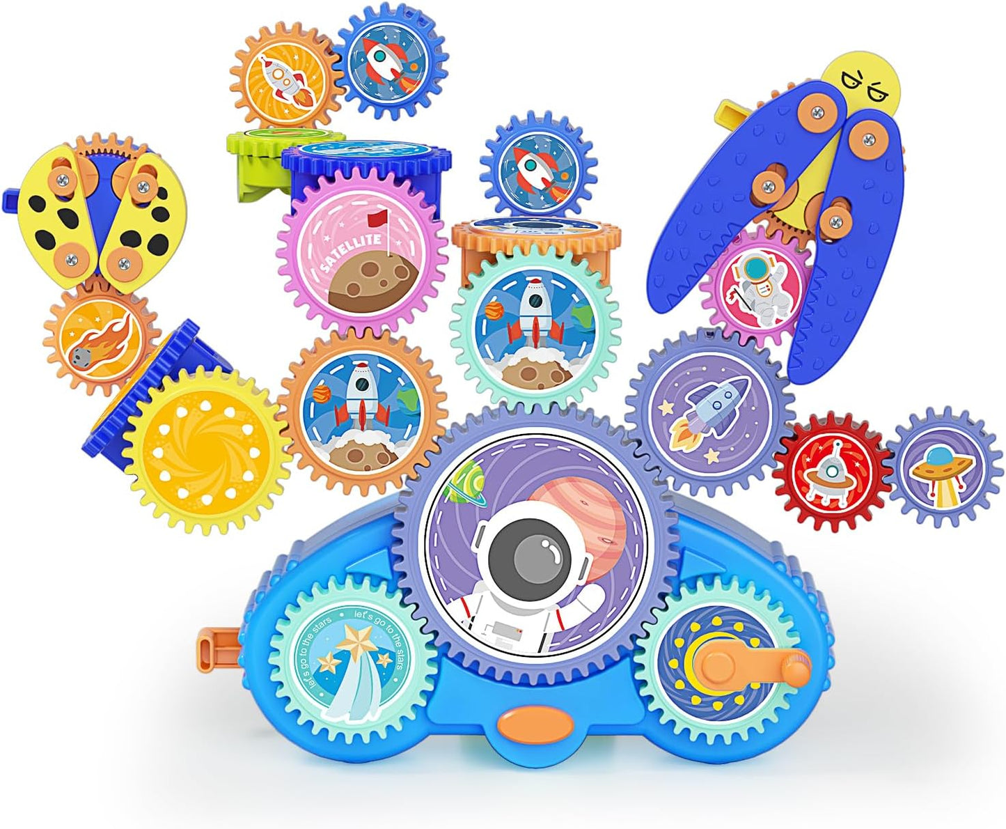 STEM Gears Toys for Kids Ages 3+, Creative Learning Blocks