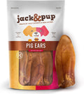Natural Half Pig Ears for Dogs - Premium Chew Treats Pack