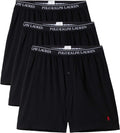 POLO Men's Classic Fit Stretch Support Knit Boxer 3-Pack