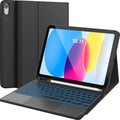 CHESONA iPad 10th/11th Gen Case with Keyboard and Trackpad - Backlit