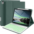 kenke iPad 11/10th Gen Case with Keyboard - Detachable Backlit Case