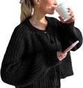 Wyeysyt Womens Cardigan Sweater Button Down Long Sleeve - Cozy