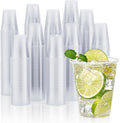 Vplus 2000 Pack 12 OZ Clear Plastic Cups - Bulk Disposable Party Cups