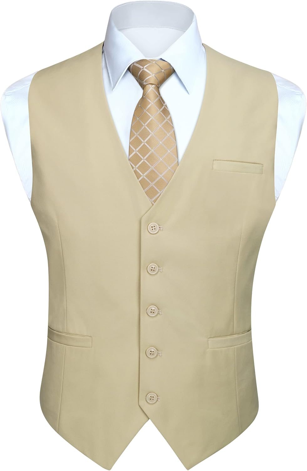 HISDERN Vest 101 Mens Slim Fit Suit Vest for Any Occasion