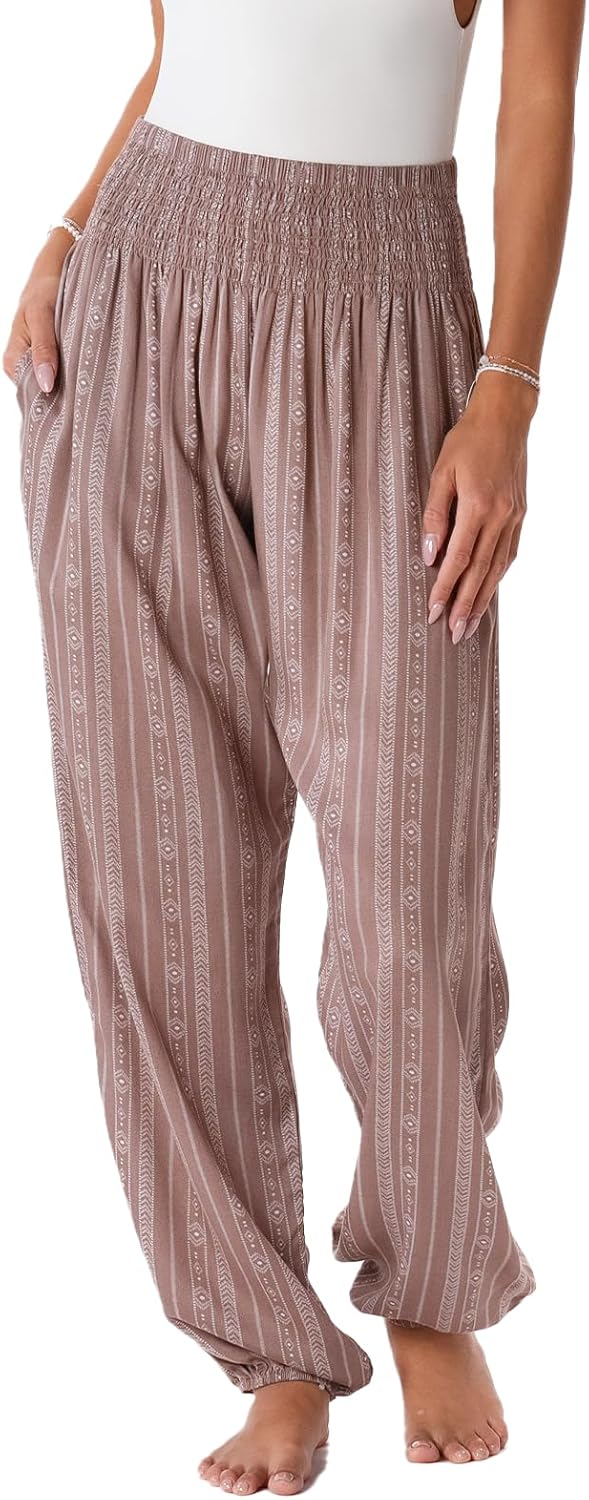 Lotus and Luna Women's Harem Pants for Beach & Lounge Style