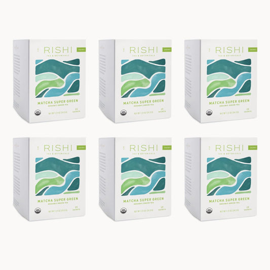 Rishi Tea Matcha Super Green - Organic Caffeinated Sachets